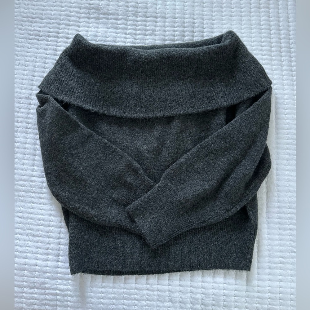 Off Shoulder Knit Sweater